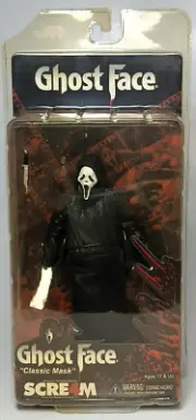 NECA 2010 SCREAM 4 GHOST FACE CLASSIC MASK SERIAL KILLER 7" ACTION FIGURE SEALED