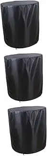 2pcs Outdoor Cooler Table Cover Round Beer Cooler Table Protector Waterproof Oxford Fabric Weatherproof Cover