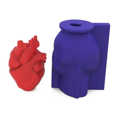 3D Heart Silicone Mold Soap Mold Handmade Resin Clay Epoxy Mould