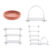 Dish Breeding Stand Cave Terrarium Hideouts Rack Breeding Platform Aquariums