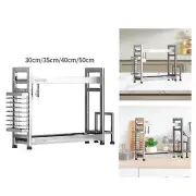 Spice Rack Spice Shelves 2 Tier Kitchen Storage Shelf for Kitchen Countertop