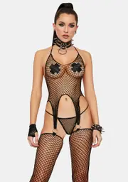 Come Find Me Fishnet Bodystocking