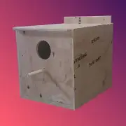 Cockatiel Nest Box Nesting Box (Inside Cage) 9x10x12