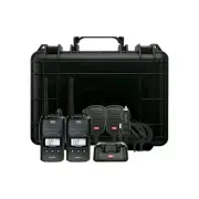 GME TX6165TP 5/1-Watt UHF CB Handheld Radio Twin Pack with Accessories