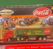 2000 Matchbox Coke Around the World Mercedes-Benz Coca-Cola Tractor Trailer