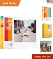 Vibrant I-Type Instant Film for Polaroid - 8 Exposures of Rich Color