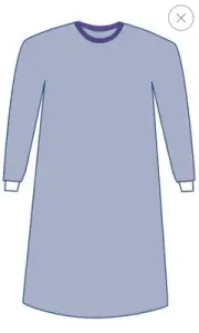 Medline XL Gown SMS - Sirius Nonreinforced AAMI Level 3 Nonsterile - Case Of 100