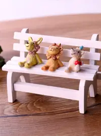 在飛比找松果購物優惠-歐式風格木質小椅子創意拍攝道具裝飾擺件 (8.3折)