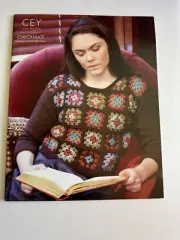 CEY Checkmate Classic Elite Yarns 9207 Knitting & Crochet Pattern Book 4 Designs
