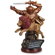 Faith & Courage' Cold-Cast Bronze Sculpture