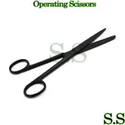 Operating Scissors Straight 4.5" sharp-blunt Black Coated Surgical Instruments