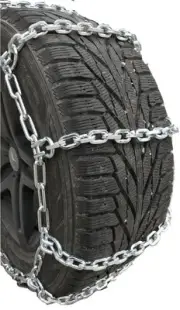 255/70R-18, 255/70-18 7mm Square Boron Alloy Tire Chains,