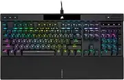 CORSAIR K70 RGB PRO Wired Mechanical Gaming Keyboard (CHERRY MX RGB Red Switches: Linear and Fast, 8,000Hz Hyper-Polling, PBT DOUBLE-SHOT PRO Keycaps, Soft-Touch Palm Rest) QWERTY, NA - Black