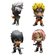 Funko Mystery Minis Vinyl Figures - Naruto - SET OF 4 [Sasuke, Sakura, Kakashi+]