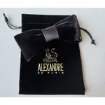 好萊塢明星最愛的髮飾 ALEXANDRE DE PAIRS 亞歷山卓 精典蝴碟結髮絨布款