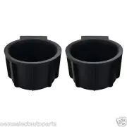 OEM NEW 2009-2014 Ford F-150 Cup Holder Rubber Insert PAIR SET 2 Center Console