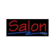 NEW “SALON" 27x11 UNDERLINE SOLID & ANIMATED LED SIGN W/CUSTOM OPTIONS 20402