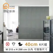 【Home Desyne】捷安傢飾 台灣製獨家專利隔間片簾(寬120-215cm可客製高度)