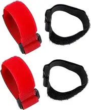 DRESSOOS Rooster Collar 4pcs Poultry Anti-Crowing Tool Noisy Crowing Neck Belt Adjustable Design