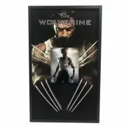 WOLVERINE HAND SIGNED FRAMED PHOTO WITH CLAWS HUGH JACKMAN MARVEL X-MEN LOGAN