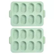 8 Cavities Silicone Cake Pans Perforated Molds Cake Pans Non-stick Cake Pan