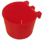 5 PACK 8 OZ PIGEON QUAIL DOVE CHICKEN RABBIT BIRD FEEDER WATER DRINKER CUP CAGE