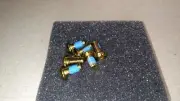 6 Disc Brake Rotor Bolts w/ Threadlock Torx T25 M5 for IS Rotors Gold
