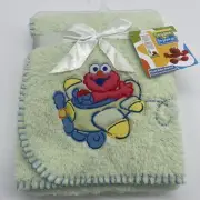 Elmo Plush Baby Blanket, Retro 2006, By Sesame Beginnings, 30” X 40”, Polyester