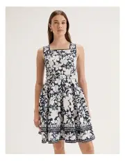 [REVIEW] Full Bloom Dress in Ink