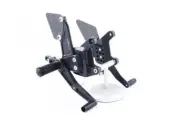 Honda CBR1000RR ABS Fireblade 2012-13 Adjustable Rearsets Black MG BikeTec