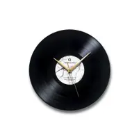 在飛比找蝦皮購物優惠-[HeadphoneDog] 真實黑膠唱片手工靜音時鐘－大理