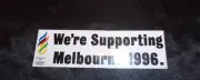 Australia 1996 MELBOURNE OLYMPIC GAMES BID STICKER