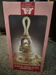 Classic Treasures Musical Dinner Bell Water Globe “Love Makes The World Round”