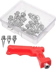 [Ipetboom] Running Spikes for Track Shoes 48 Pack Replacement Spikes 16 Short 16 Pointed Metal for Sports