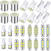 Geli 28 Pieces LED Light Bulbs Kit for Car Interior Dome Map Door Courtesy License Plate Lights