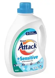 Biozet Attack Plus Sensitive Laundry Liquid 2L