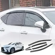 X-CAR Weathershields for Lexus NX250 NX350 NX350h NX450h 2022-2025 Car Weather Shields Wind Deflectors Window Sun Visor 6 Pcs