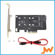 Simplecom Dual M.2 to PCI-E x4 and SATA Expansion Card