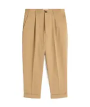 AMI Pleated Carrot Trousers XL,XS,L sand color