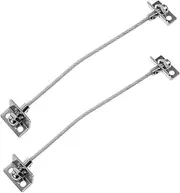 HOMOCONO 2 Sets of Furniture Anchors Wall Mount Straps for Baby Proofing Secure Dresser Bookshelf Cabinet