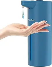 Automatic Soap Dispenser Touchless,Simple Physical Adjustment Hand Soap Dispenser,Low Battery Consumption Dish Soap Dispenser Kitchen Bathroom,Hands Free Auto Soap Dispenser Blue