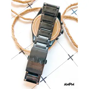 全新現貨 ARMANI EXCHANGE  AX2601 亞曼尼 手錶 45mm 三眼計時 黑鋼錶帶 男錶女錶