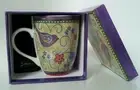 Divinity Patterned Birds Ceramic Coffee Mug with Gift Box PSALM 103:5 12 Oz NEW