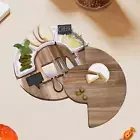 Cheese Board Set Portable Cheese Platter for Birthday Anniversary Kitchen