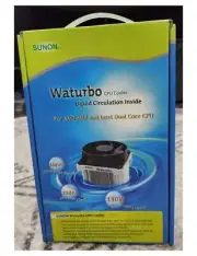 Sunon Waturbo CPU Cooler Compatible with Newest Amd/ Am2 and Intel Dual Core