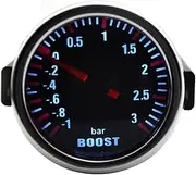 TYZYAGPGNL 3.0 BAR 2" 52MM Mechanical Turbo Boost Car Gauge Meter Auto White/Blue LED Universal Automotive Voltage Boost Meter(White Led)