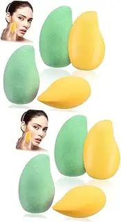 [MERRYHAPY] 2sets Makeup Powder Women Shaped Sponges Perfect for Foundation Bronzer 4pcs*2