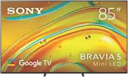 "Sony 85"" Bravia 5 4K Mini LED TV 2025"