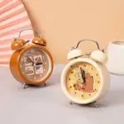 Double Bell Children Alarm Clock Capybara Metal Alarm Clock Desk Clock