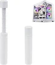 PetGlimmer Graphics Card Holder, White, Height-Adjustable Graphics Card Holder 74-120 mm, GPU Sag Bracket, Aluminium Alloy GPU Holder Stand for Graphics Card, Video Card
